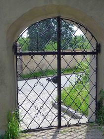 Schmiedeeisernes Friedhofstor