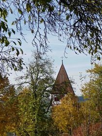 Kirchturmspitze mit Kreuz